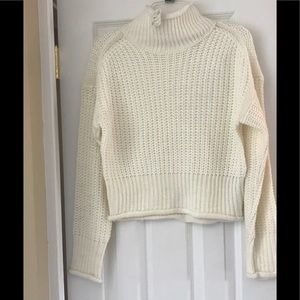 BNWT ‼️ POOF APPAREL CROP TURTLENECK SWEATER